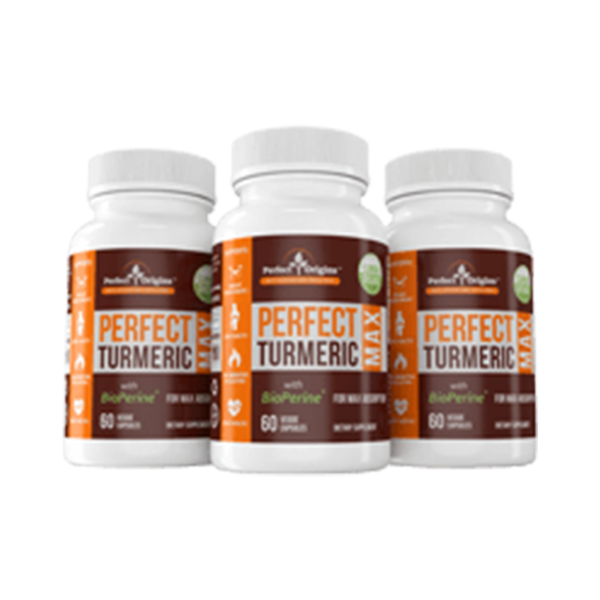 3 Bottles Perfect Turmeric